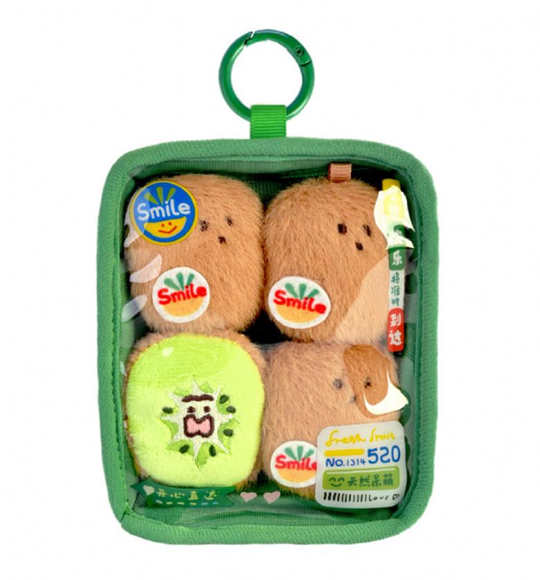 Vegetable Cute Cartoon And Fruit Platter Plush Toy Pendant For Bag Decoration