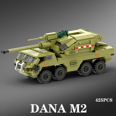 2025 Modern Military Armor Vehicle DANA M2 BTR-4 Infantry Fighting Car Model Building Blocks Sets Tank Building Brick Kid Toy