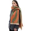 Ladies' New Double-Sided Thickened Versatile European And American Autumn And Winter Scarf, Air Conditioning Shawl