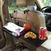 Foldable New Car Computer Rack with Drawer Shelf Car Steering Wheel Seat Back Laptop Tray Food Drink Table Holder