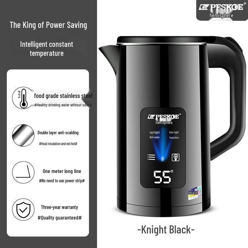 Hervidor Eléctrico Aislado Wanlida con Apagado Automático para Uso Doméstico y Hotelero