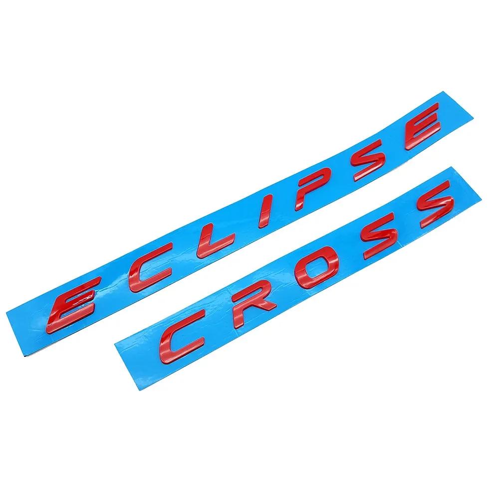 Kydf2 ABS Auto Voor Motorkap Sticker Embleem Decoratief Badge voor Mitsubishi ECLIPSE CROSS Logo Voertuig Staart Gemodificeerde Decal Accessoires