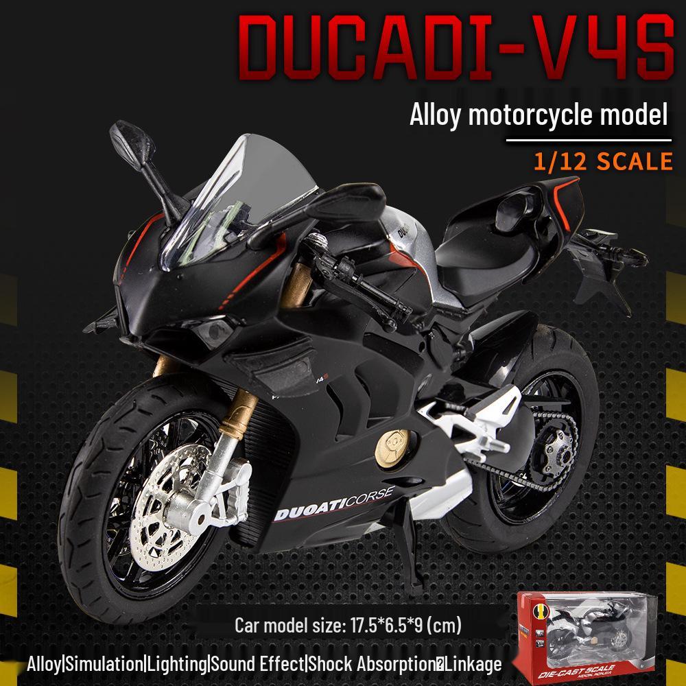 

Мотоцикл M12-8 VS4 Масштаб 1/12 Имитационная игрушка со звуком и светом