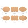 250Pcs Kraft Stickers Paper Labels Blank Christmas Gift For Jar Candle Glass Bottle Office Classification Stationery Sticker