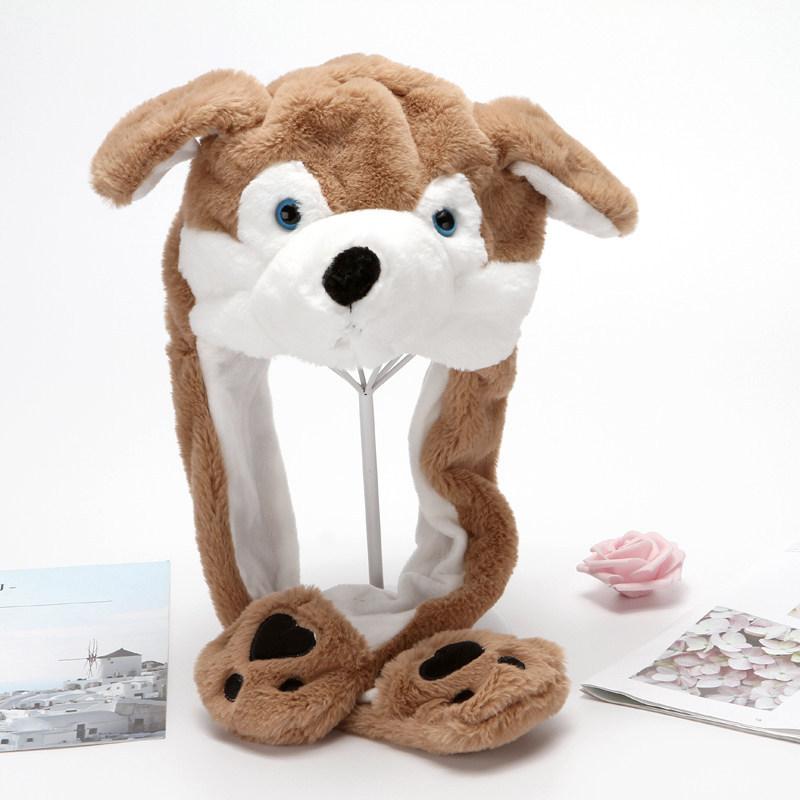 Douyin Moving Rabbit Ear Hat Cute Internet Celebrity Airbag Pinching Ear Moving Rabbit Hat