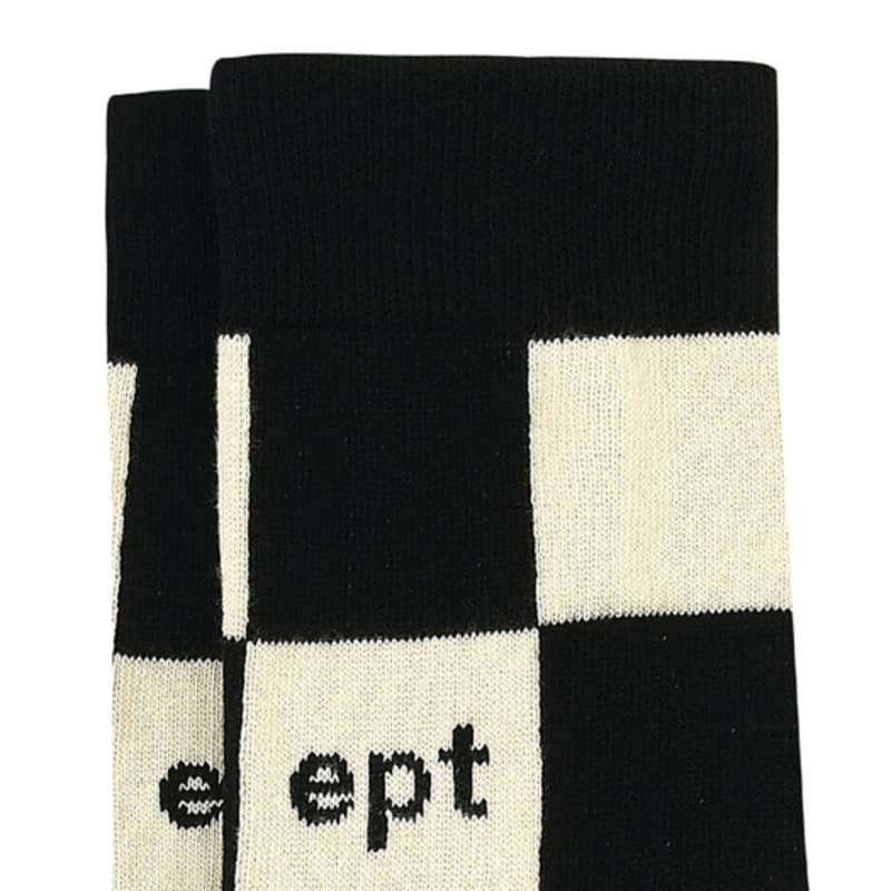 EPT CHECKBOARD SOCKS (BLACK_IVORY)