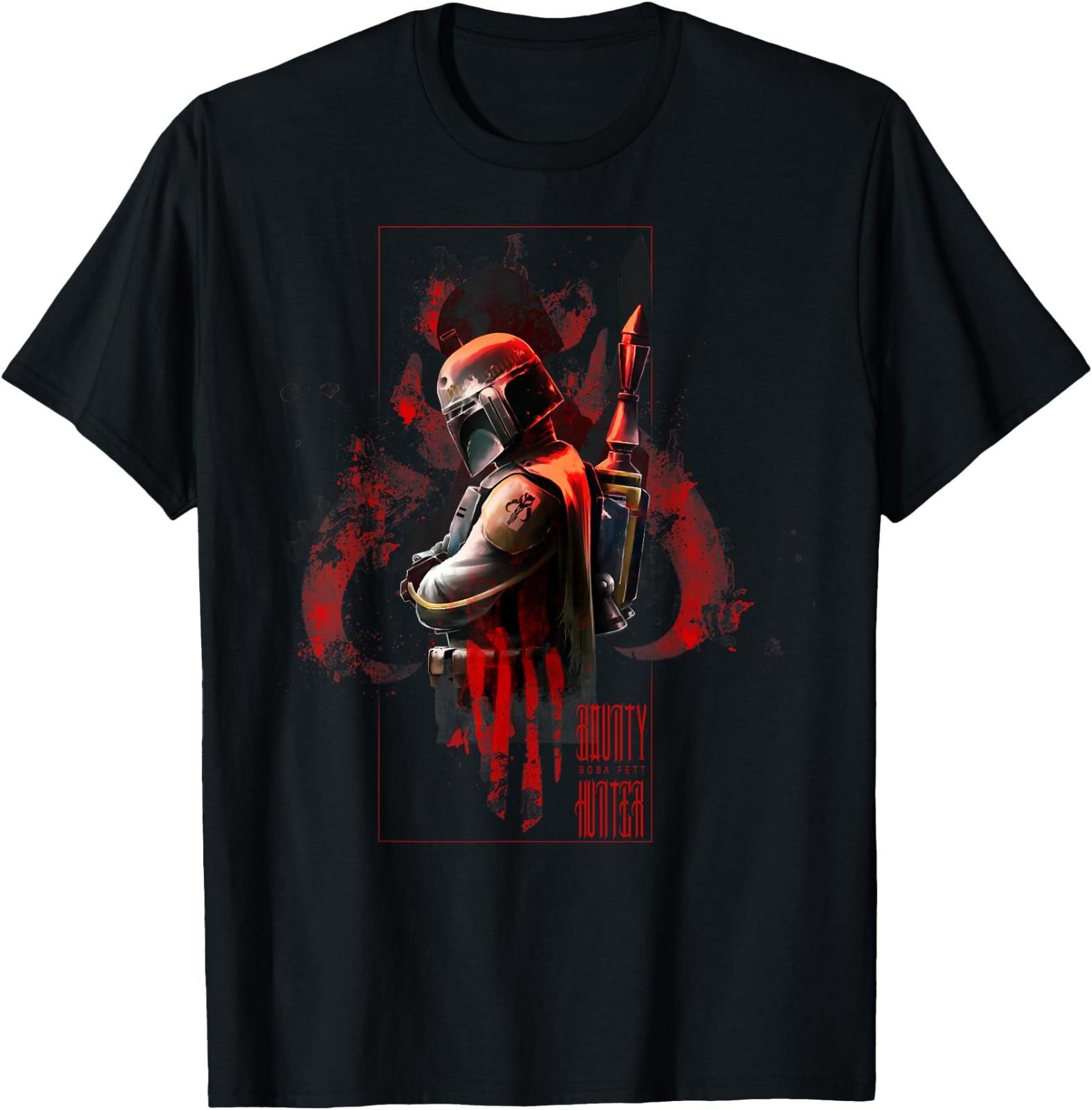 Star Wars Boba Fett Hunter Box Mandalorian Graphic T-Shirt T-Shirt S