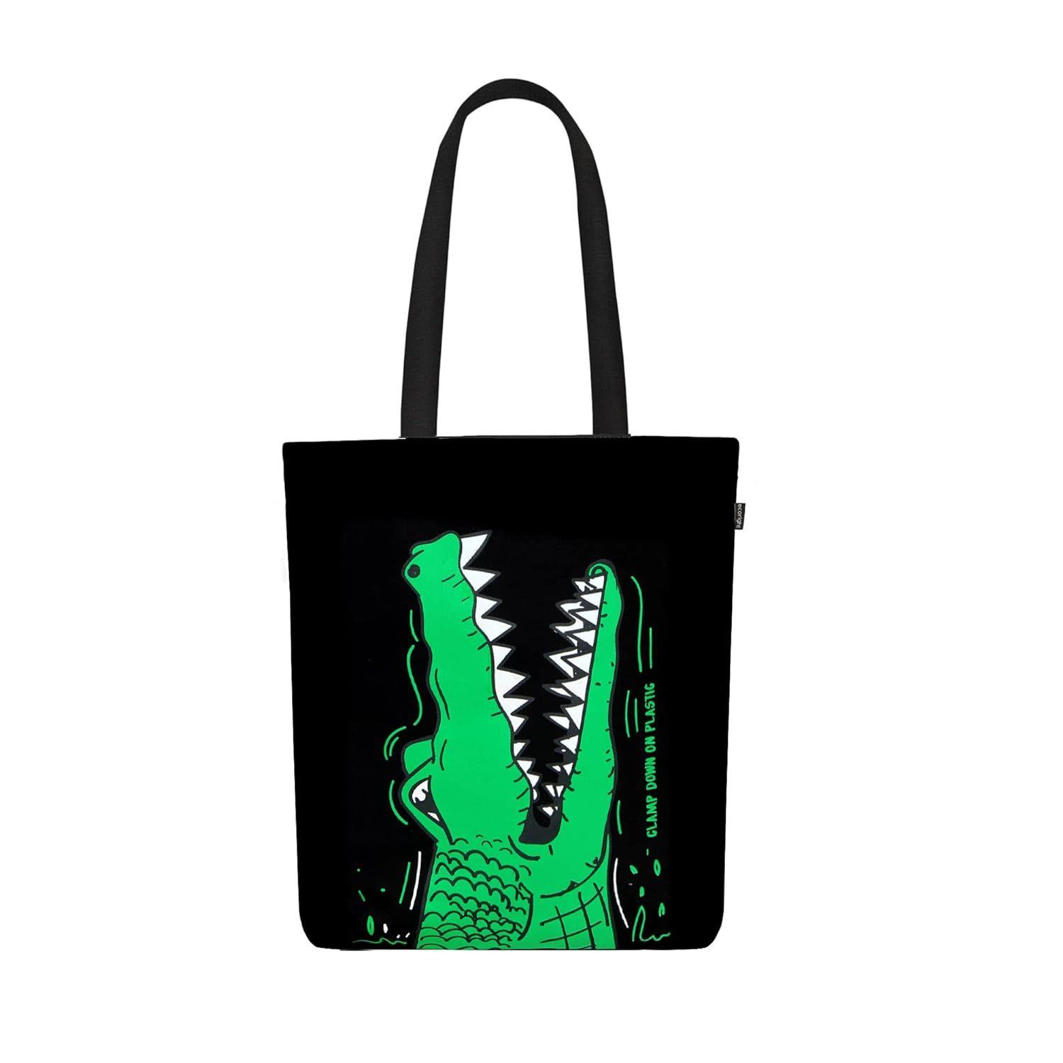 Холщовые женские сумки-тоут на молнии, студенческая сумка для девочек, большая сумка из 100% органического хлопка для покупок, путешествий и пляжа 15 x 11 x 3 in