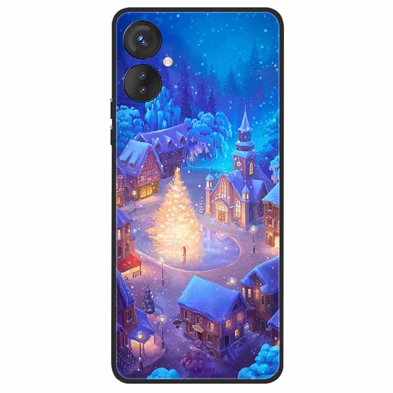 Christmas Case For Tecno Spark 9 Pro POP 5 LTE 7 7T 5 Pro Silicone Soft TPU Cover for Tecno Spark9 Pro 9Pro KH7 Case POP5 LTE