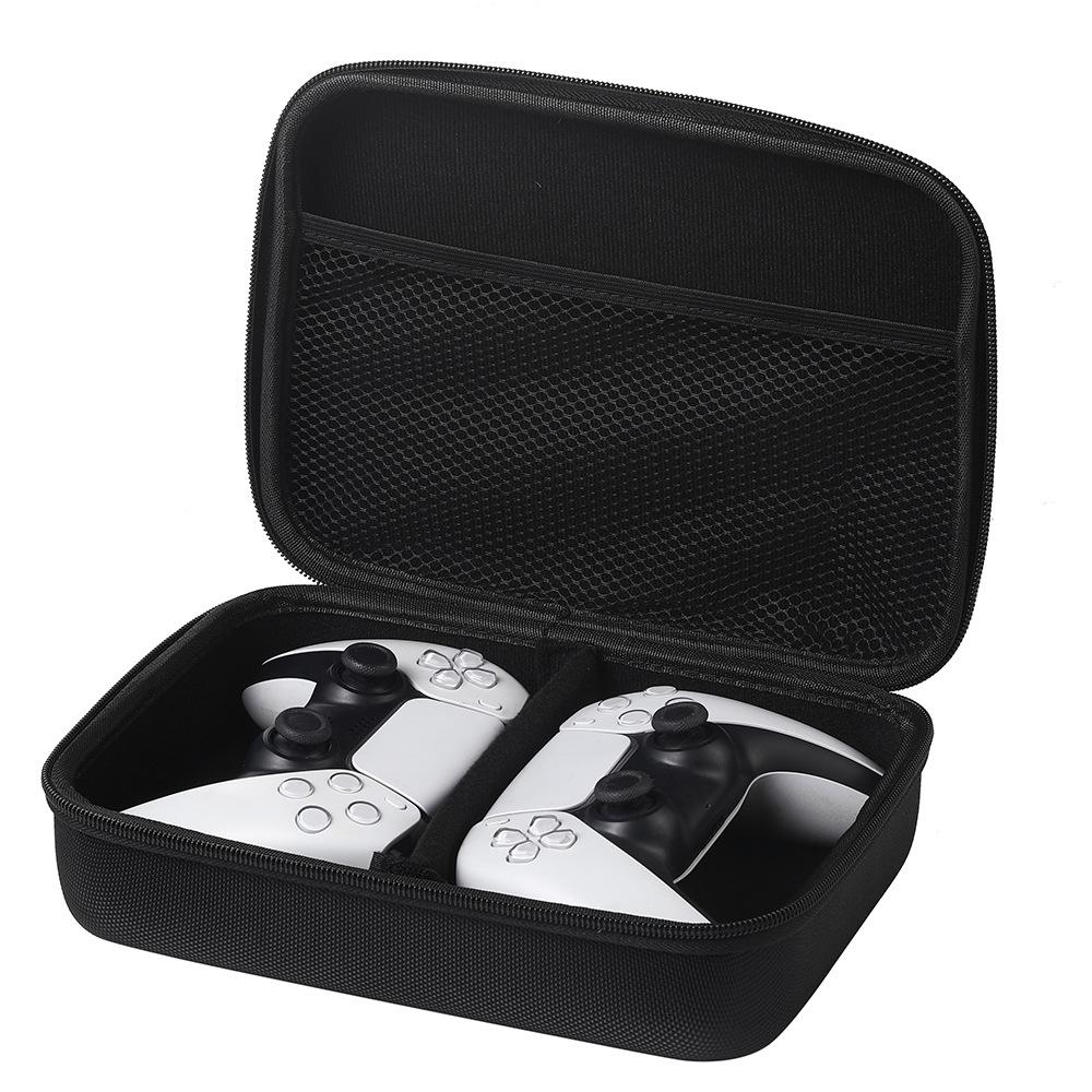 Universelle Dual-Spielecontroller-EVA-Aufbewahrungstasche, Tragbare wasserdichte Hülle für PS5, PS4 und verschiedene Gamepads