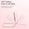 3-in-1 Mini Portable Fan Hanging Neck Fan Handheld Fan & Foldable Mirror with Power Bank, Silent Fan Compact & Portable for Summer Sports