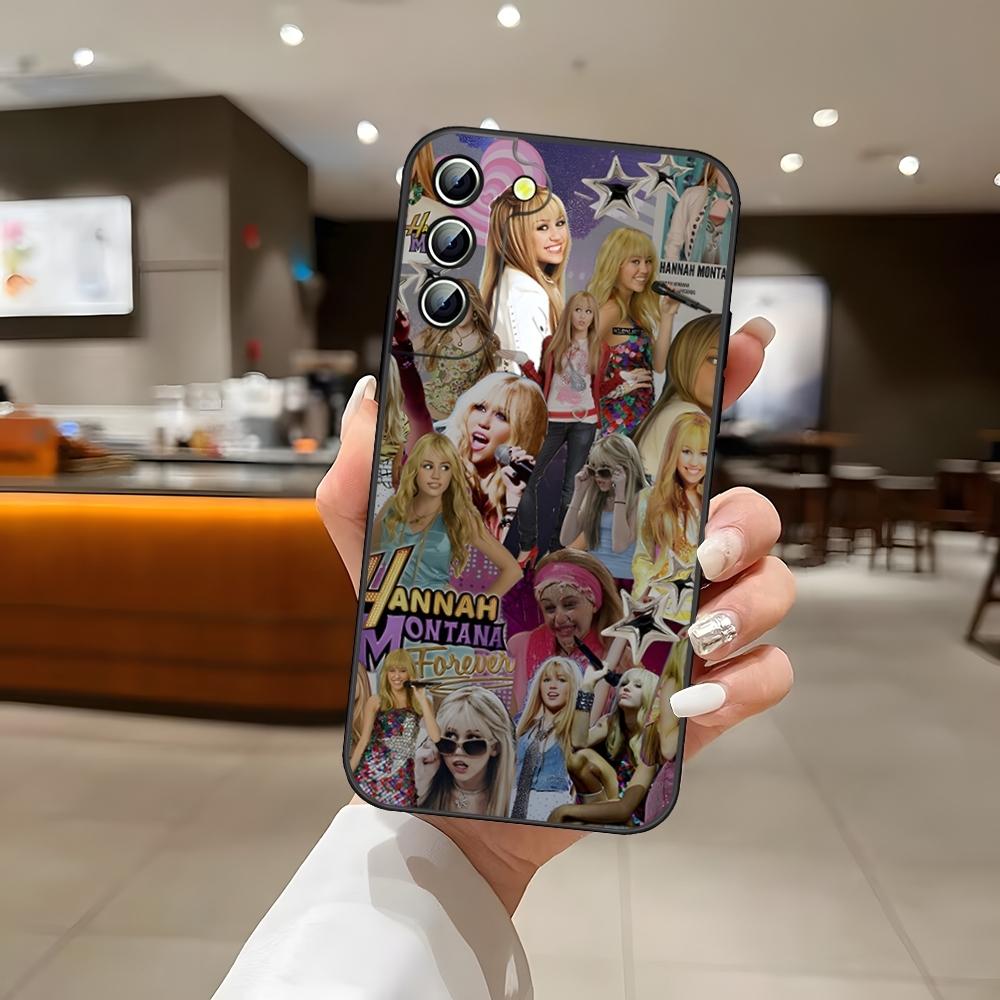 H-Hannah M-Montana Phone Case For S25 Samsung S26 S24 Ultra S22 S23 S20 Fe S21 Plus A54 A34 A16 A53 Back Cover