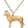 Smooth Collie British-made Art Dog Pendant Necklace Collection