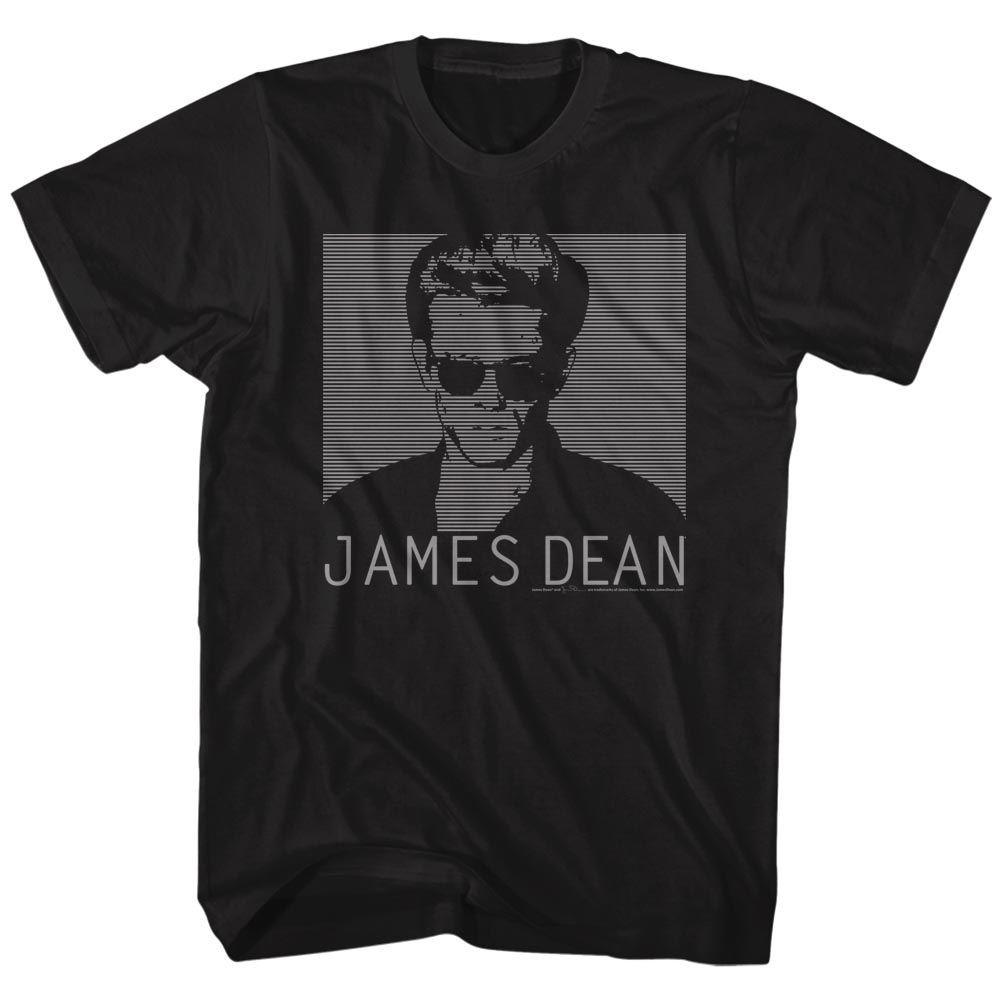 James Dean Striped Up Dean Black Icon Shirt S
