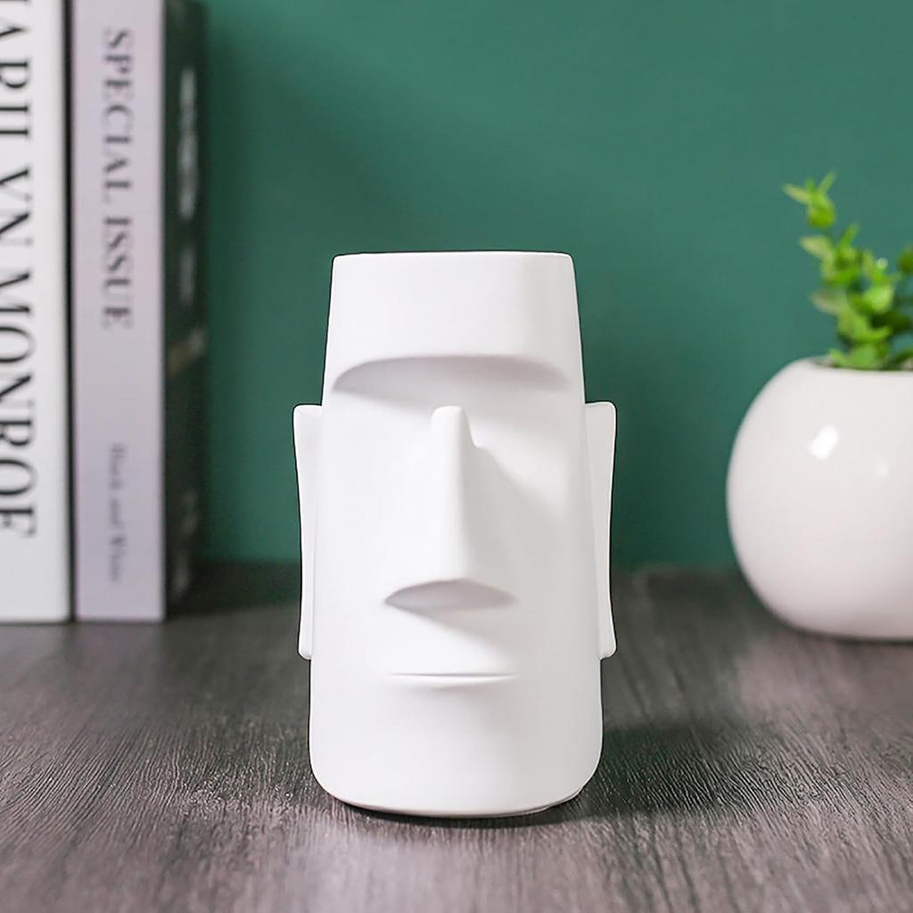 Face Shape Makeup Brush Holder Makeup Storage Box Human Body Art Styling Holder Organizers Portable Multifunctional Storage Box