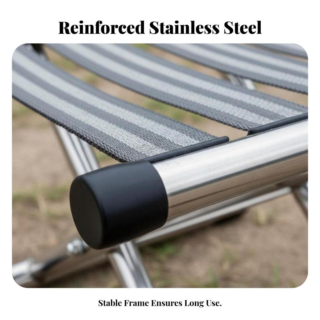 Foldable Cross-Legged Stool Sturdy Duty Portable Seating Reinforced Joining Antiabrasion Feet For Outdoor Outdoor Lovers