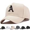 Unisex A Letter Embroidery Baseball Caps Adjustable Casual Hats Spring And Autumn Outdoor Sunscreen Hat