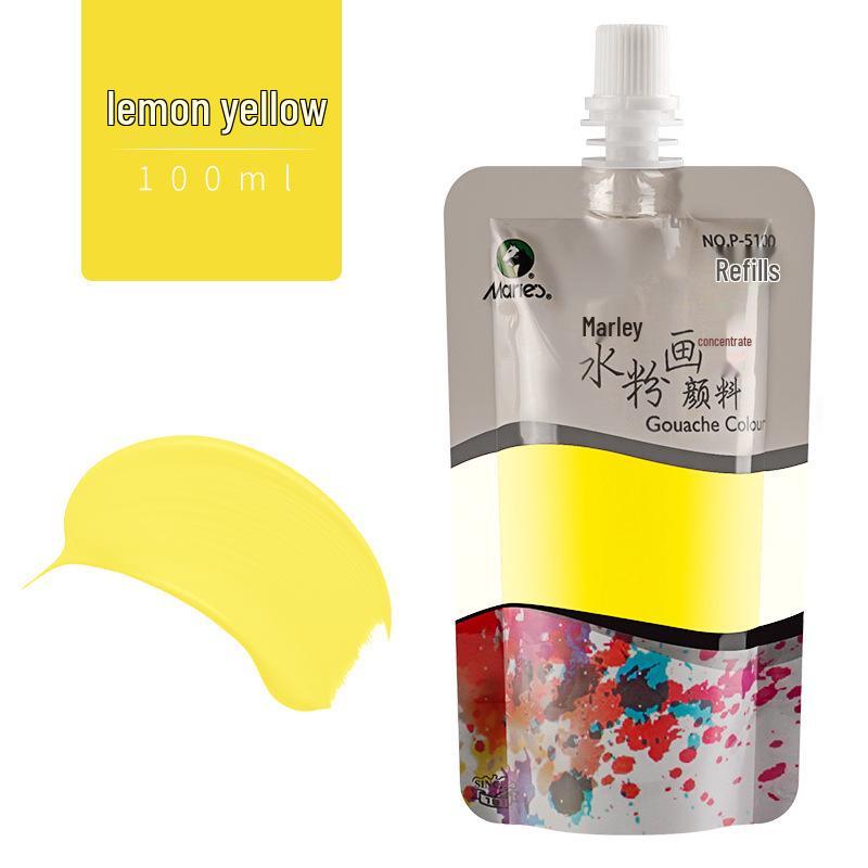 Mali Concentrated Gouache Paint Refill - Jelly Pigment for Art Exams