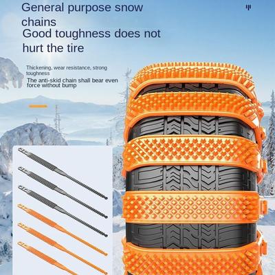 10PCs Winter Universal Car Tire Anti-Slip Snow Chains Anti-skid Motorcycle Car Tyre Wheel Tie Emergency Car Accessories
