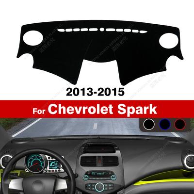 Capa para Painel de Carro Para Chevrolet Spark 2013 2014 2015 Tapete de Painel Protetor Solar Tapetes Anti-UV Carro