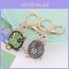 Irresistible Cute Turtle Keyring Featuring Glittering Rhinestones Perfect For Parties And Travel