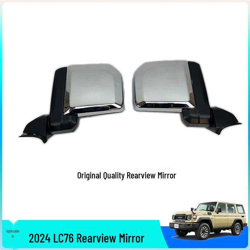 Electroplated Folding Side Rearview Mirror for Toyota Land Cruiser LC76, 79, and 71 Series