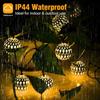 Metal Ball Light for Decoration - 3.8 Meter, Moroccan Ball Light, Led Light for Home Decoration, String Light for Decoration