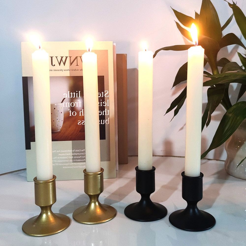 Metal Taper Candlestick Holders Table Centerpiece Candle Stands  Home Decoration