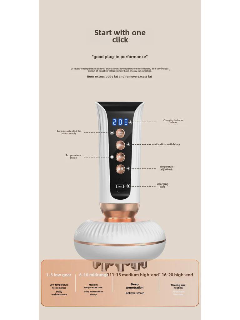 Electric Whole Body Massager for Belly, Waist, and Abdomen