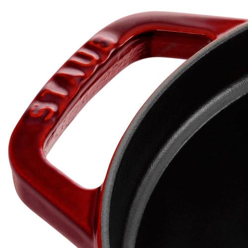Staub Pico Cocotte Oval, Grenadine Red, 31cm, Double-Handled Cast Iron Enamel Pot, Induction Compatible [Official Japanese Product] La Cocotte Round 4