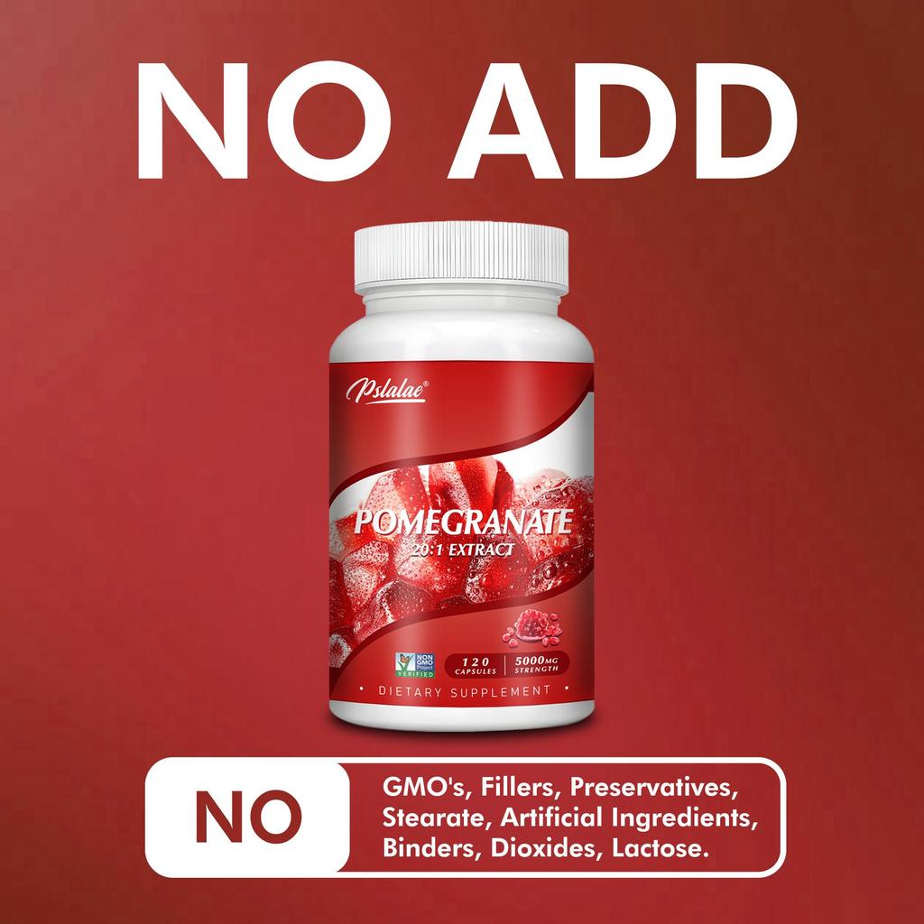Pslalae - Pomegranate Extract Capsules - Heart Health