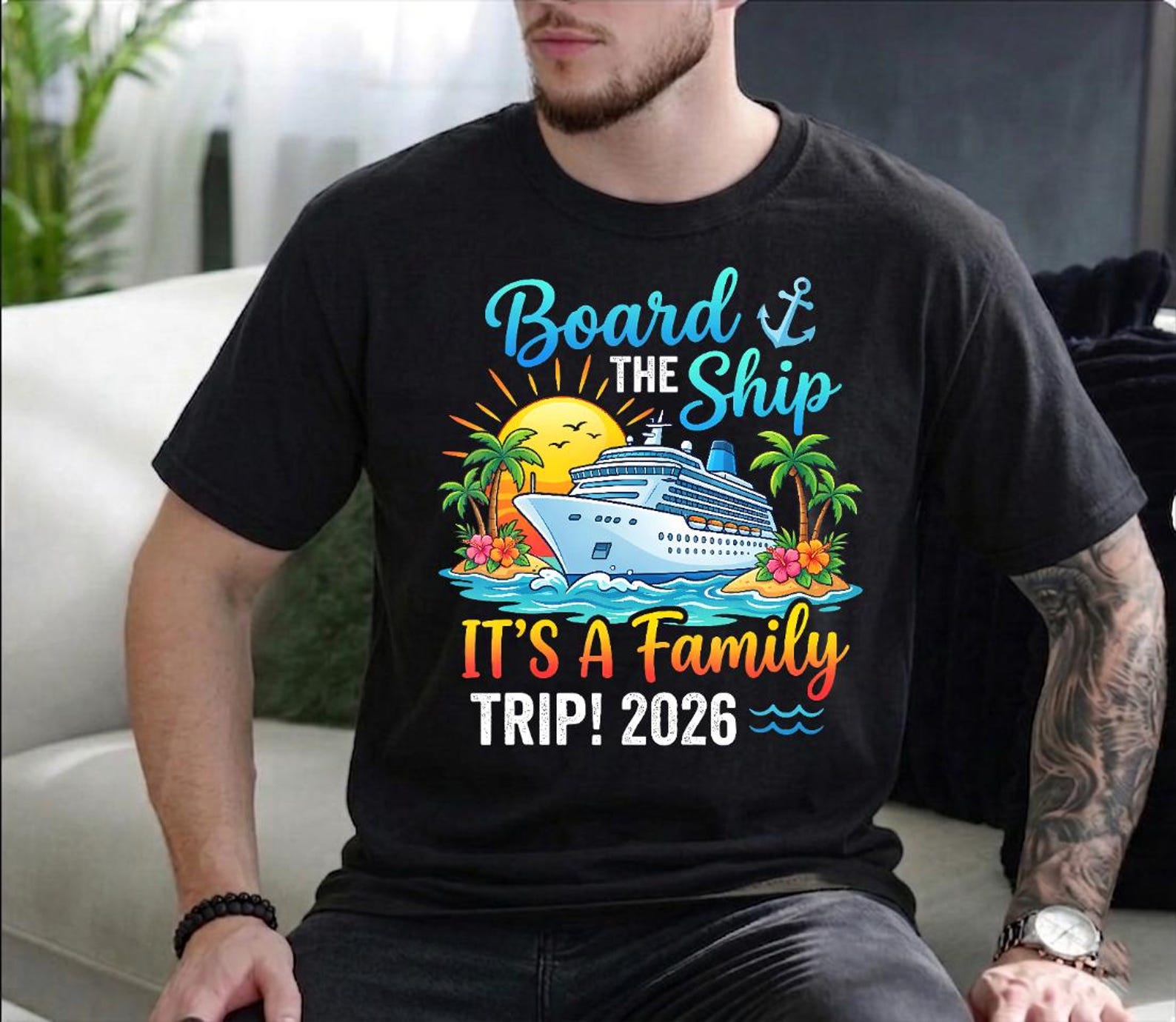 Family Cruise Trip 2026 Matching Ship Vacation Shirt M