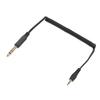 6,35 mm na 3,5 mm stočený kábel Pozlátená zasúvacia zástrčka Plug and Play Prenosný zvukový adaptérový kábel pre PC Laptop MP3