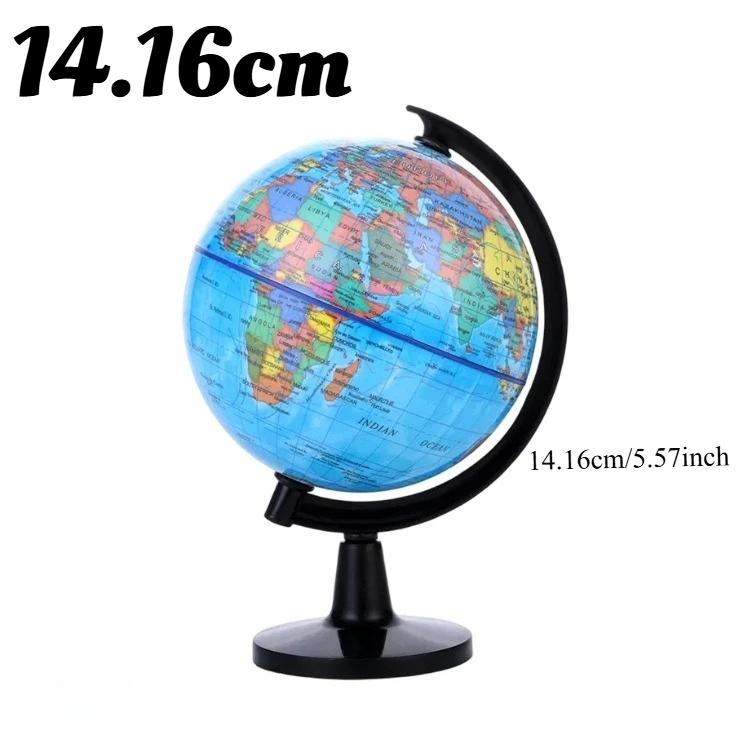 1pc World Discovery Globe Set, Interactive 360° Rotation for Geography, Engaging Learning Aid & Informative Gift Idea
