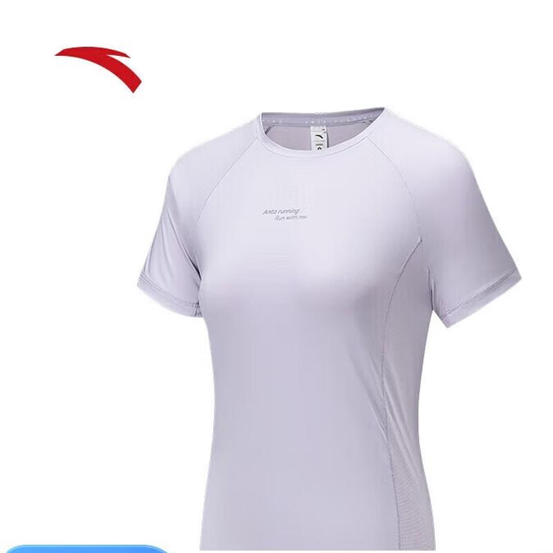 ANTA Women s Ice-Feel Cooling Breathable Short Sleeve T-Shirt S