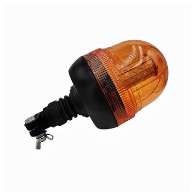 Luz de Advertencia Giratoria Marcador 12 24V 60 LED para Camiones Tractores Montaje Magnético ABS Edificio