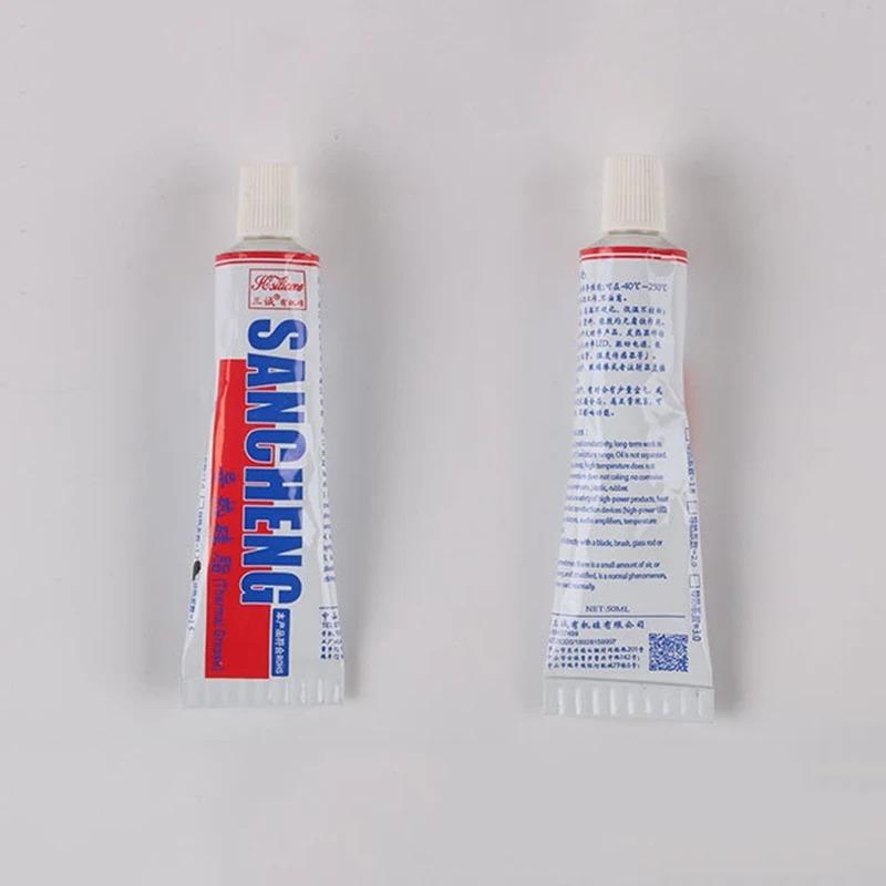 Tub de grăsime siliconică cu conductivitate ridicată Silicon termoizolant 1,7 Fl Oz Izolație, rezistent la temperaturi înalte WWO66