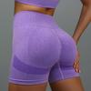 Yüksek Bel Yoga Şortu Kadın Tayt Push Up Tayt Dikişsiz Fitness Antrenman Koşu Scrunch Şort Yoga Pantolonu Yaz Spor Salonu Giyim