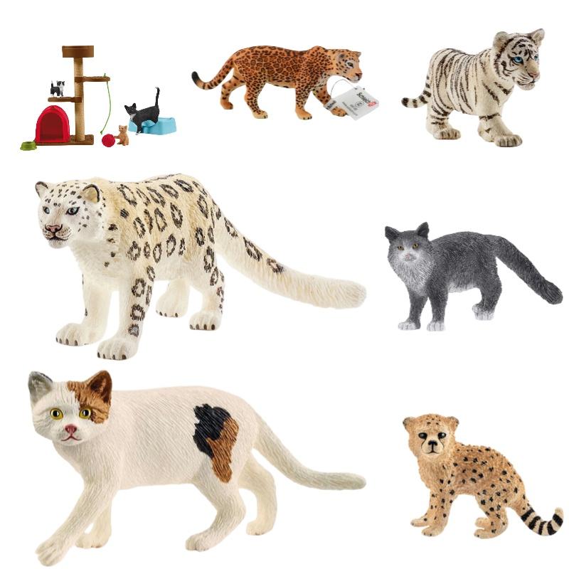 Schleich Simulierte Tierfigur PVC-Material Statisches Modell Wildtiere Kategorie Kein Zusammenbau Leopard 14748