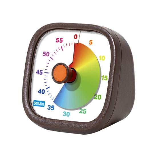 Visual Timer for Kids 60 Timer Silent Countdown Minute Pomodoro Timer Clock Rainbow Color Desk Time