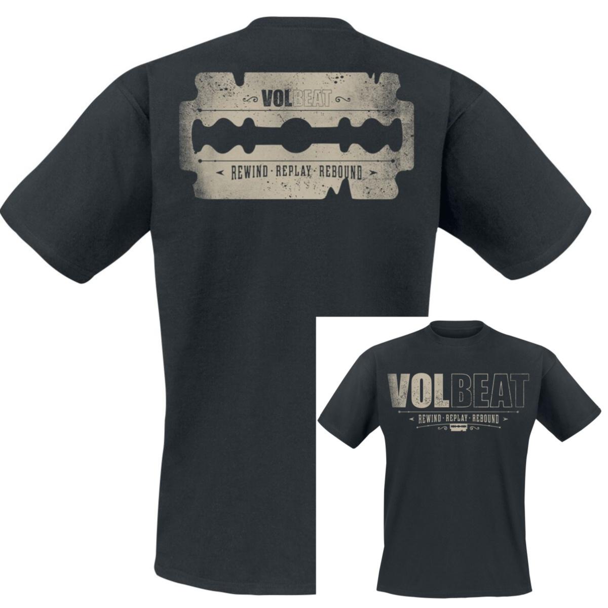 Bleeding Crown Skull  Volbeat T-Shirt Men Women Vintage Metal Rock Band Graphic Tee 100% Cotton Summer Streetwear Top S разноцветный