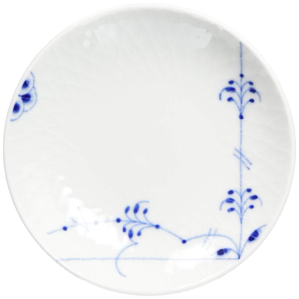 Imported Royal Copenhagen Blue Palmette Plate Dish 10cm Wedding Gift Present 1017423 [Regular Product]