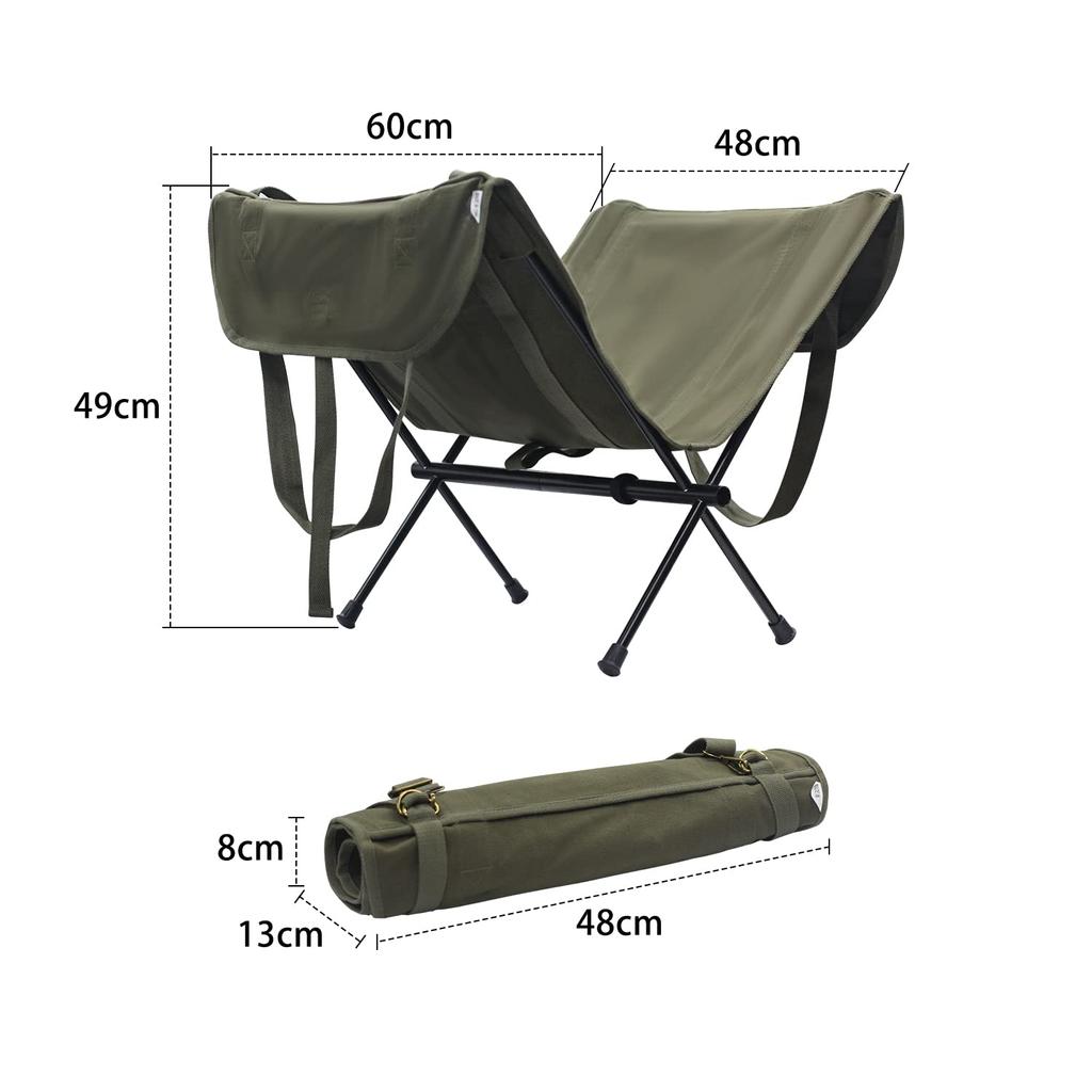 MOON LENCE Firewood Rack Firewood Bag Firewood Stand Set Firewood Carry Stand Firewood Storage Stand Stock Camping Bonfire Compact Storage CHJ01 &