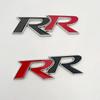 3D Metal RR Logo Car Front Grille Rear Trunk Emblem Badge Decals For Honda Civic Mugen Accord Crv City Hrv Sticker Accessories  JP8