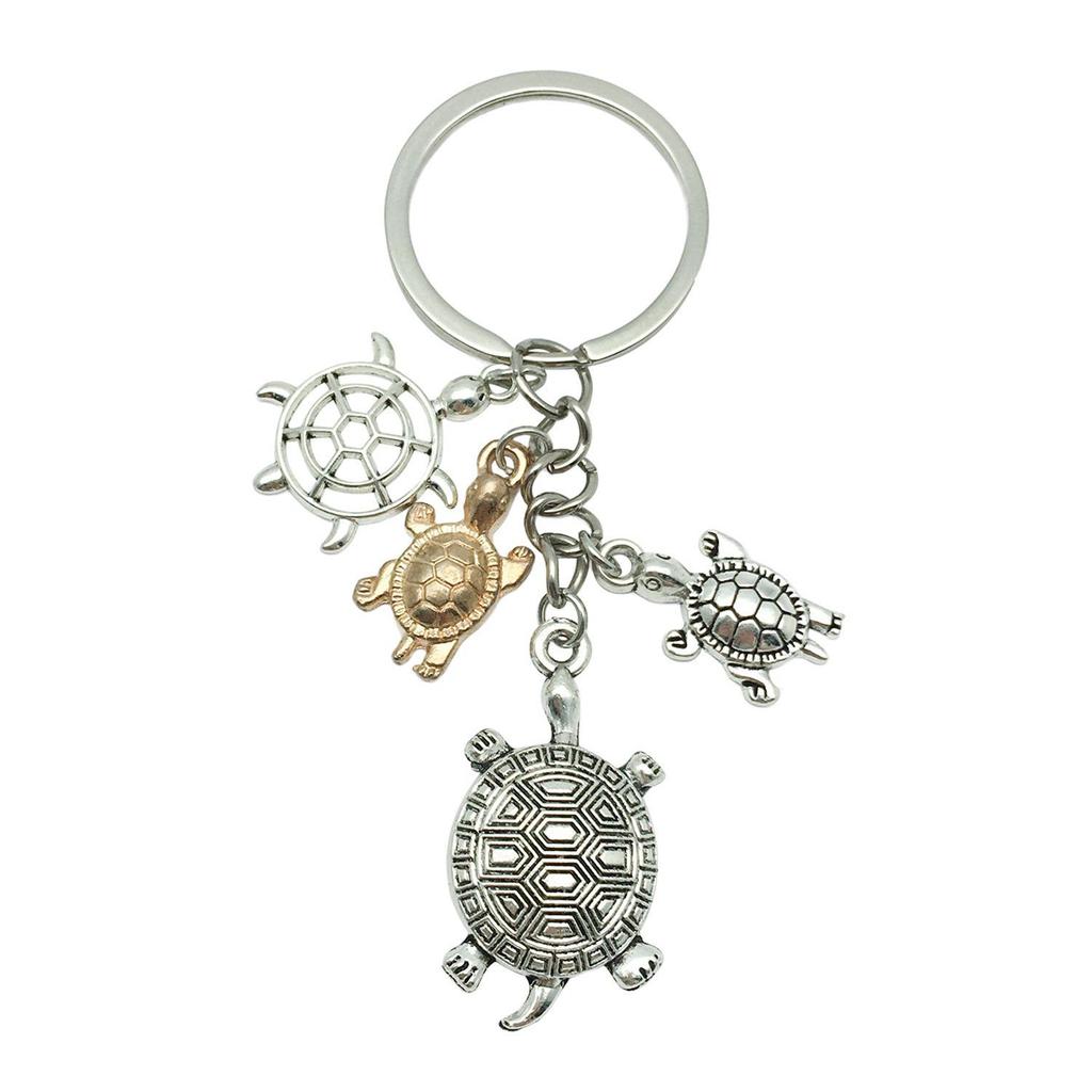Creative Alloy Seashell and Pearl Keychain Pendant