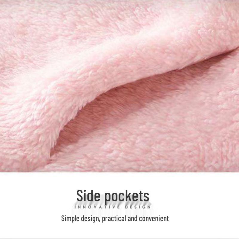Verdickte Korallenfleecejacke für Damen - Stehkragen, Warme Winterkleidung für den Außen- und Heimgebrauch
