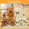 Weiche und kuschelige Plüsch-Teddybär-Puppe mit Band, ideal als Geburtstagsgeschenk für Mädchen