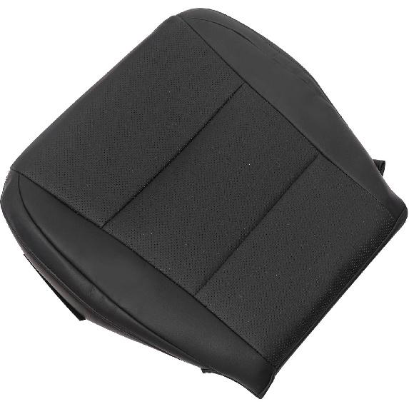 Priprilod Black Perforated Leather Driver Side Bottom Replacement Seat Cover Compatible with Lexus ES350 300h 2013 2014 2015 2016 2017 2018