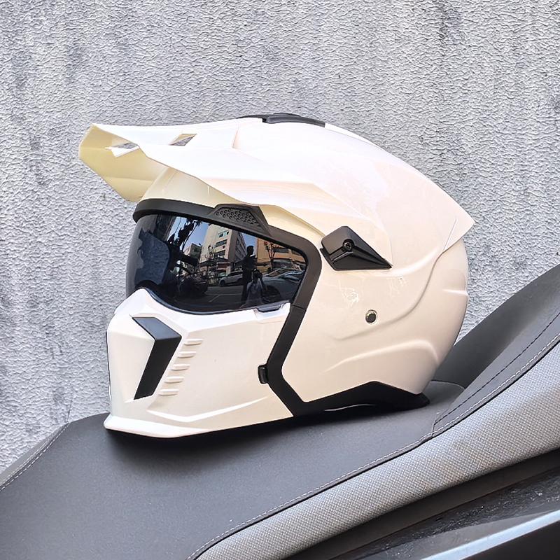 NEW ORZ-GB3 High-quality Retro Motorcycle Helmet Modular Multifunctional Combination Full Helmet Approved Personalized Warrior