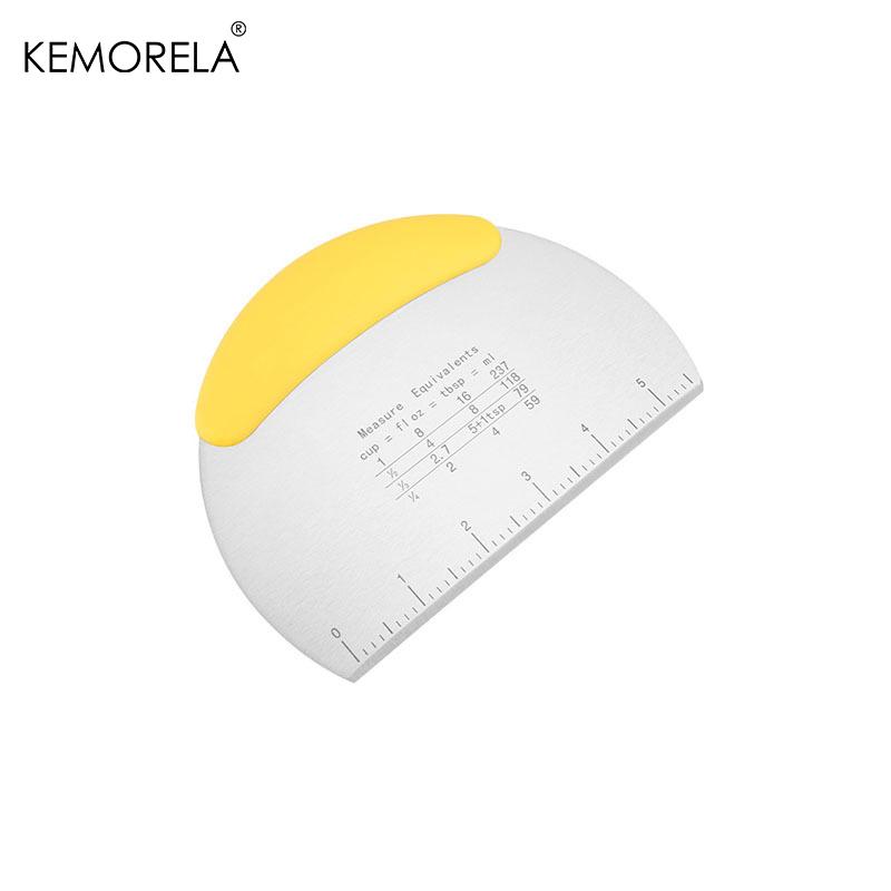 Küchen-Backwerkzeuge, halbrunder Schaber, Teig, Brotschneiden, Edelstahlschaber, Haushalts-Backwerkzeuge, Gadgets